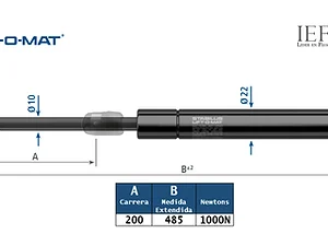 Amortiguador Stabilus 1445EH