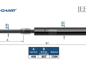 Amortiguador Stabilus 2697NR