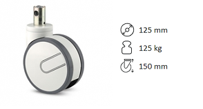 Rueda Tente 2944UAP125R36-32S30 4xM6