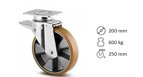 Rueda Tente 3642ITP200P63