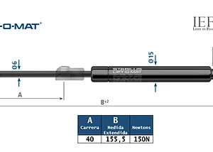 Amortiguador Stabilus 4851DA