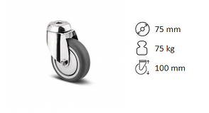 Rueda Tente 7470PJH075P30-11