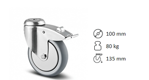 Rueda Tente 7477PJH100P30-11